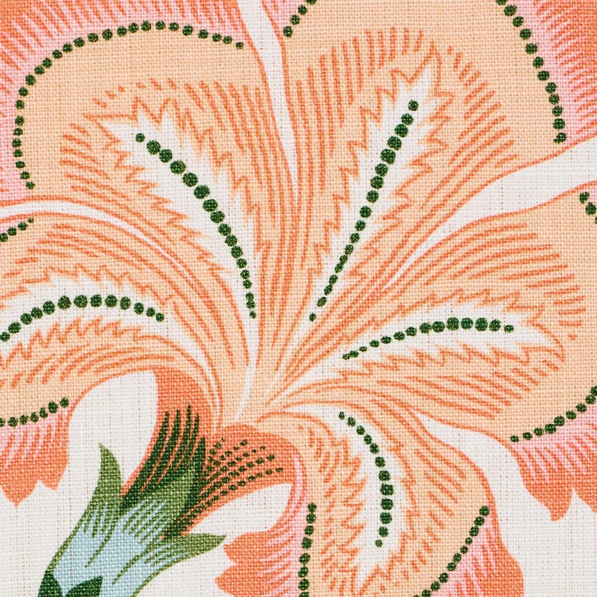 Schumacher 174034 Hothouse Flowers Sunshine fabric swatch