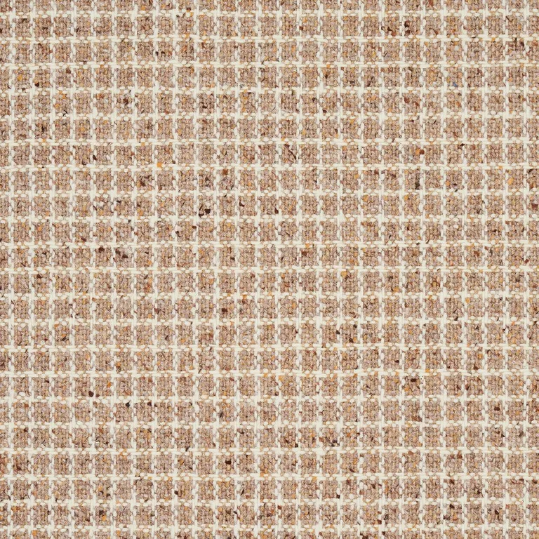 Schumacher 82351 Hudson Wool Check Camel fabric swatch