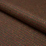 Schumacher 82353 Hudson Wool Check Forest Green fabric swatch