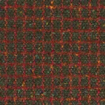 Schumacher 82353 Hudson Wool Check Forest Green fabric swatch