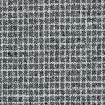 Schumacher 82352 Hudson Wool Check Grey fabric swatch