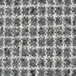 Schumacher 82352 Hudson Wool Check Grey fabric swatch