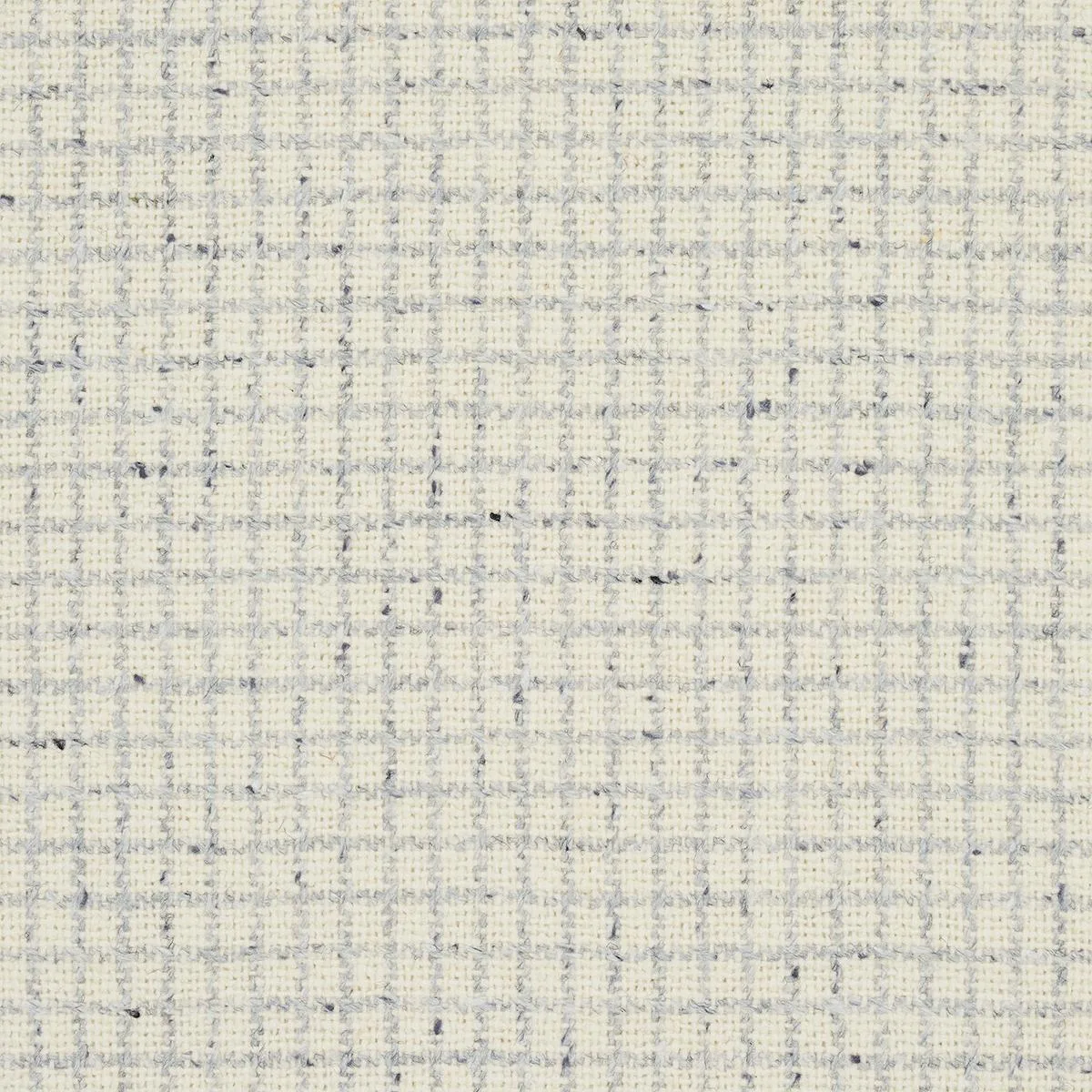 Schumacher 82350 Hudson Wool Check Ivory fabric swatch