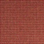 Schumacher 82354 Hudson Wool Check Rust fabric swatch