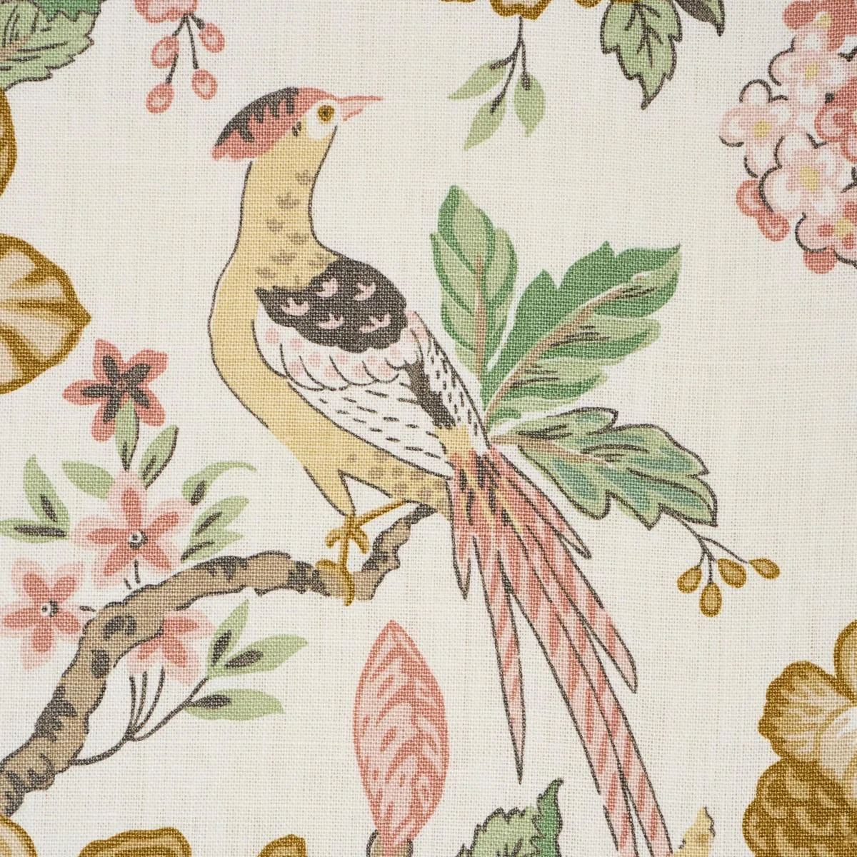 Schumacher 175564 Huntington Gardens PéTale fabric swatch