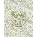Schumacher 175565 Huntington Gardens Paradis fabric swatch