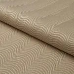 Schumacher 79963 Hurdles Performance Flax fabric swatch