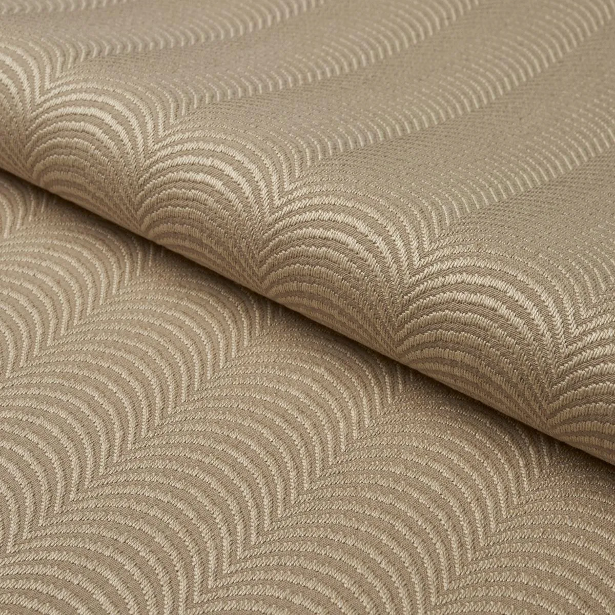 Schumacher 79963 Hurdles Performance Flax fabric swatch