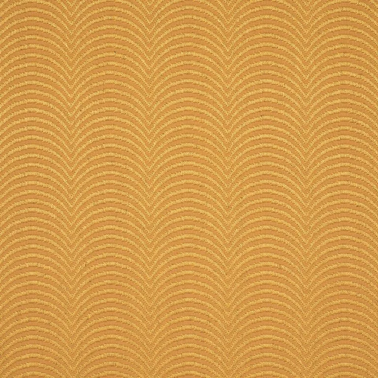 Schumacher 79964 Hurdles Performance Saffron fabric swatch