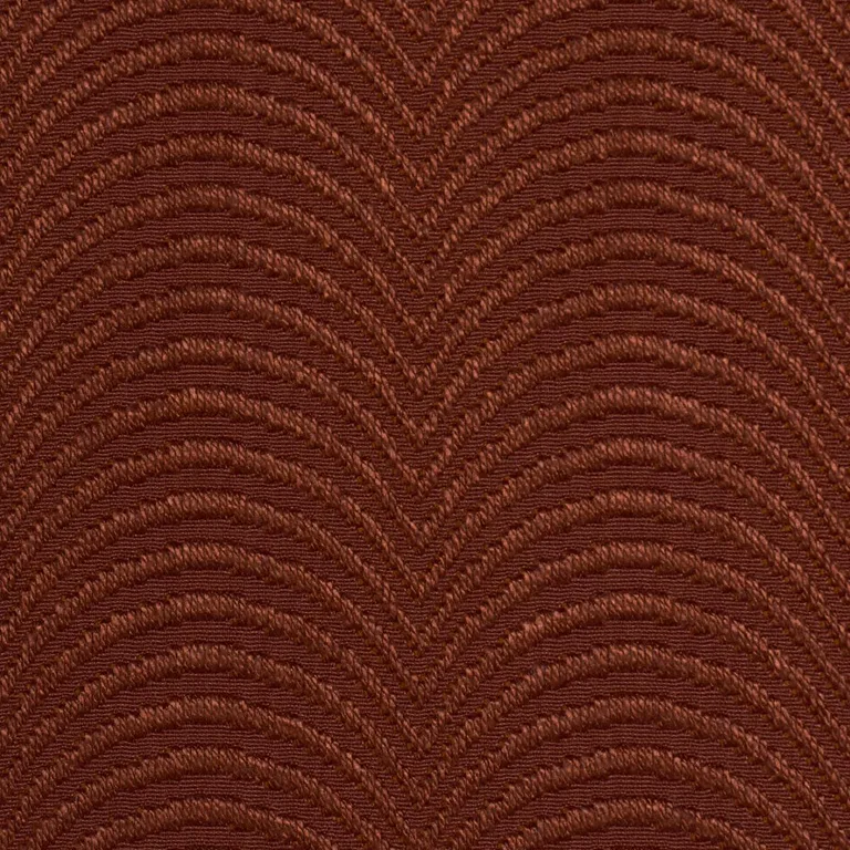 Schumacher 79966 Hurdles Performance Terracotta fabric swatch
