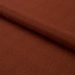 Schumacher 79966 Hurdles Performance Terracotta fabric swatch