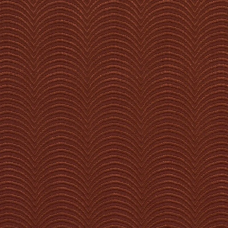 Schumacher 79966 Hurdles Performance Terracotta fabric swatch