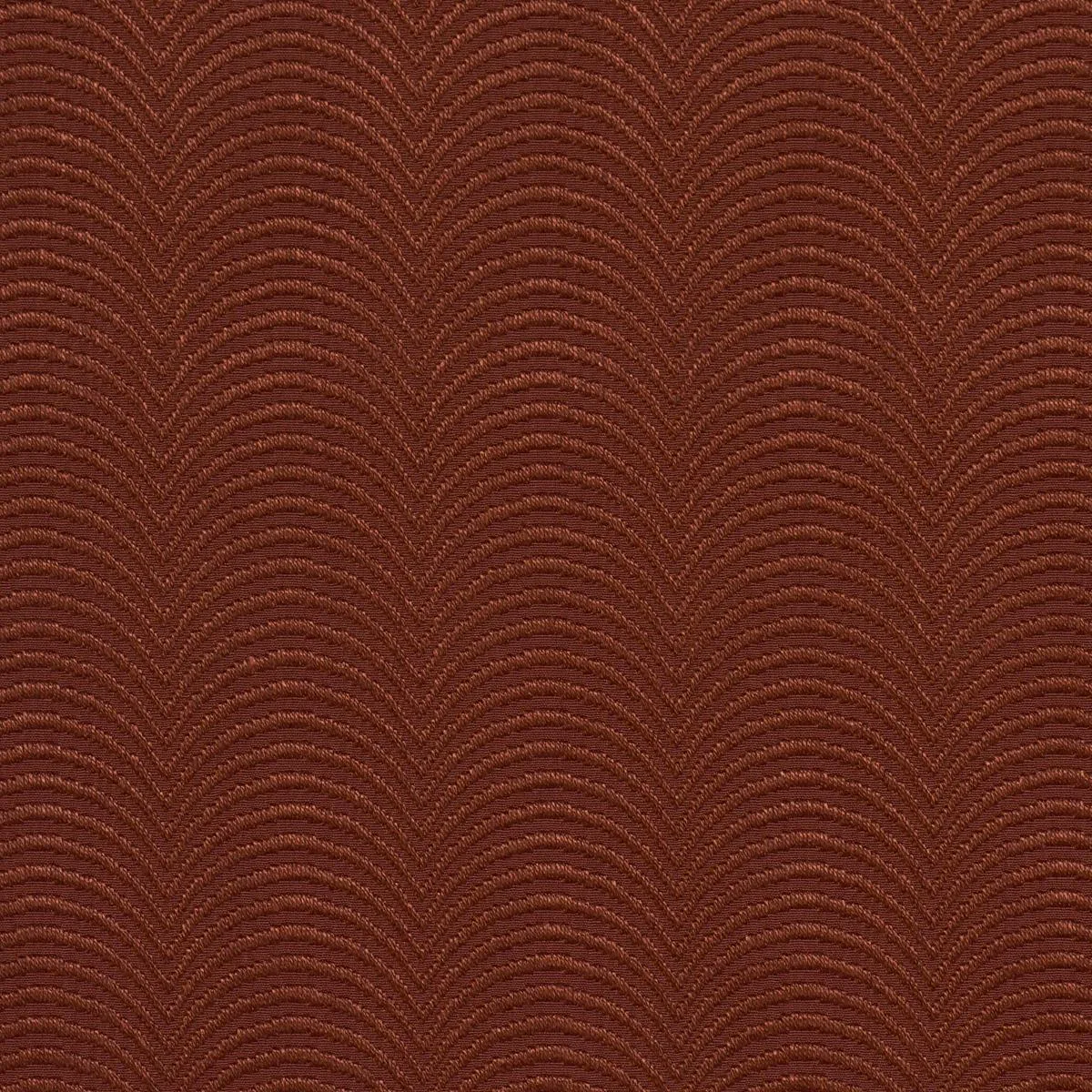 Schumacher 79966 Hurdles Performance Terracotta fabric swatch