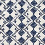 Schumacher 69873 Huxley Navy fabric swatch