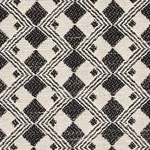 Schumacher 69871 Huxley Vintage Black fabric swatch