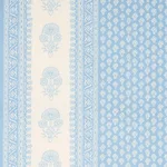 Schumacher 180730 Hyacinth Indoor/Outdoor China Blue fabric swatch