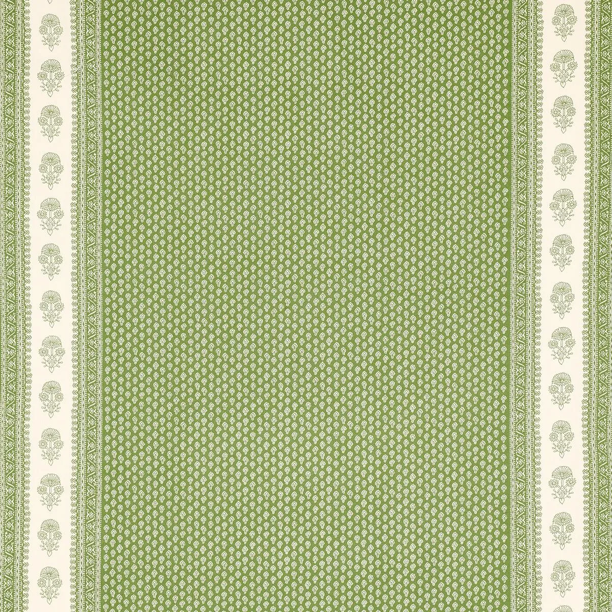 Schumacher 180731 Hyacinth Indoor/Outdoor Leaf Green fabric swatch