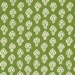 Schumacher 180731 Hyacinth Indoor/Outdoor Leaf Green fabric swatch