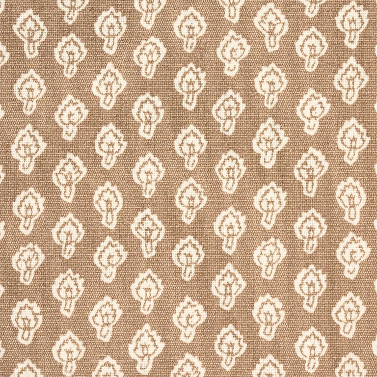 Schumacher 180732 Hyacinth Indoor/Outdoor Neutral fabric swatch