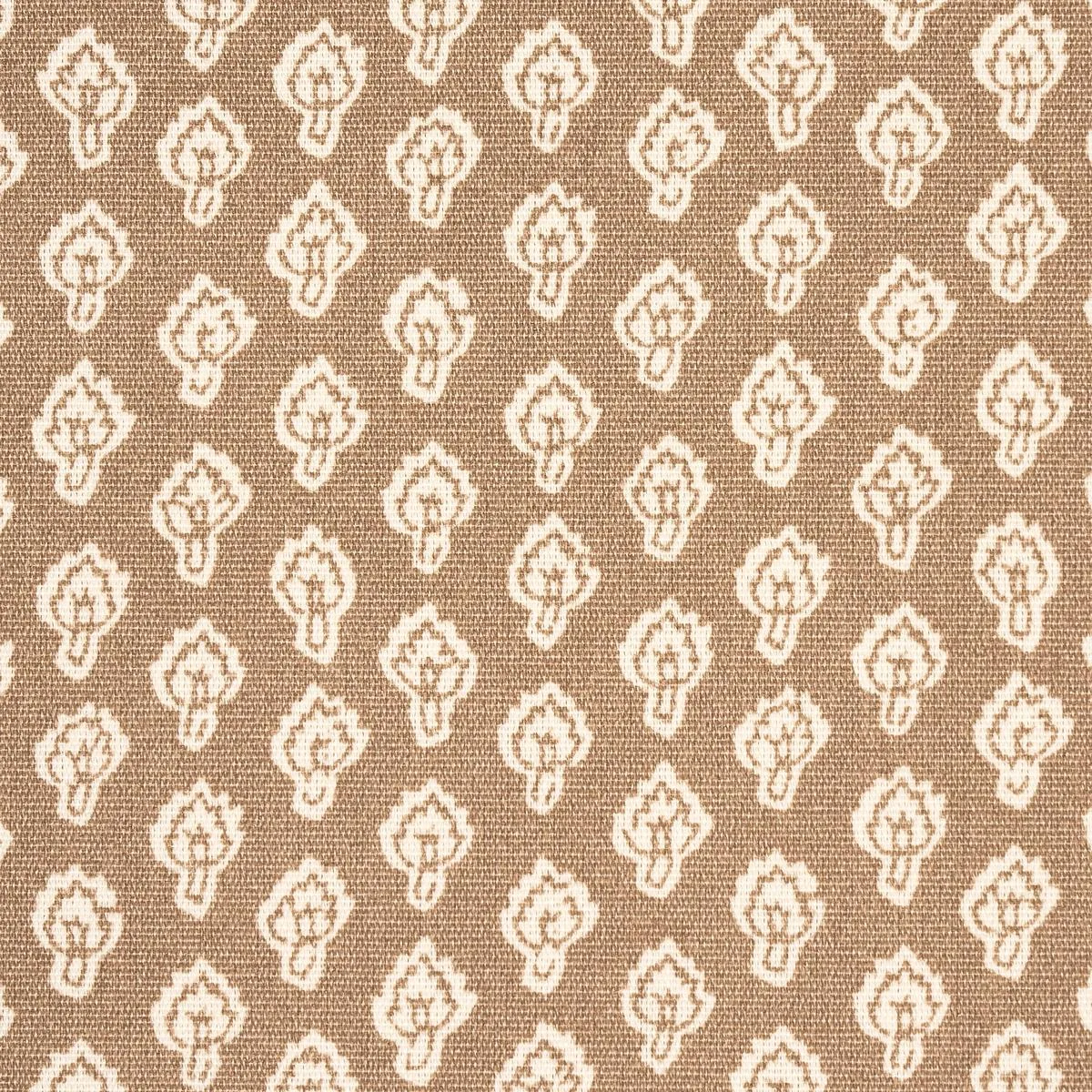 Schumacher 180732 Hyacinth Indoor/Outdoor Neutral fabric swatch