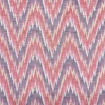 Schumacher 73462 Ibiza Flamestitch Berry fabric swatch