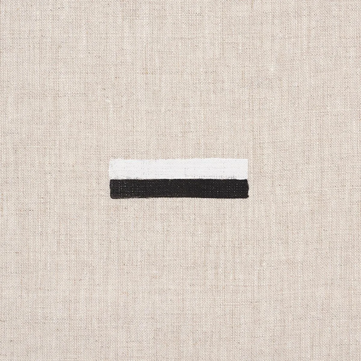 Schumacher 177911 Icehouse Hand Block Print Black & White fabric swatch