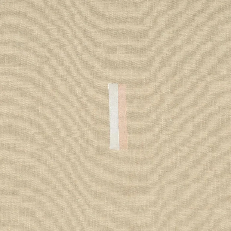 Schumacher 177913 Icehouse Hand Block Print Sand fabric swatch