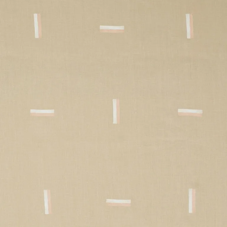 Schumacher 177913 Icehouse Hand Block Print Sand fabric swatch
