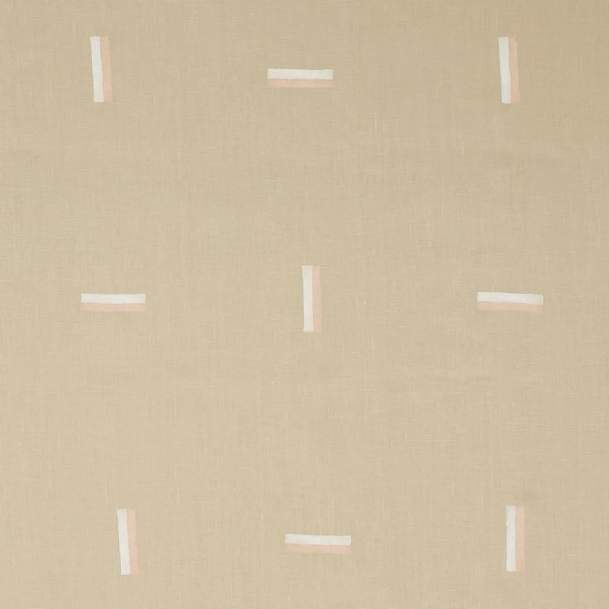 Schumacher 177913 Icehouse Hand Block Print Sand fabric swatch