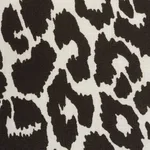 Schumacher 177324 Iconic Leopard Indoor/Outdoor Graphite fabric swatch