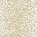 Schumacher 177321 Iconic Leopard Indoor/Outdoor Linen fabric swatch
