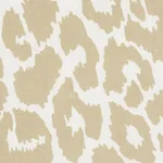 Schumacher 177321 Iconic Leopard Indoor/Outdoor Linen fabric swatch