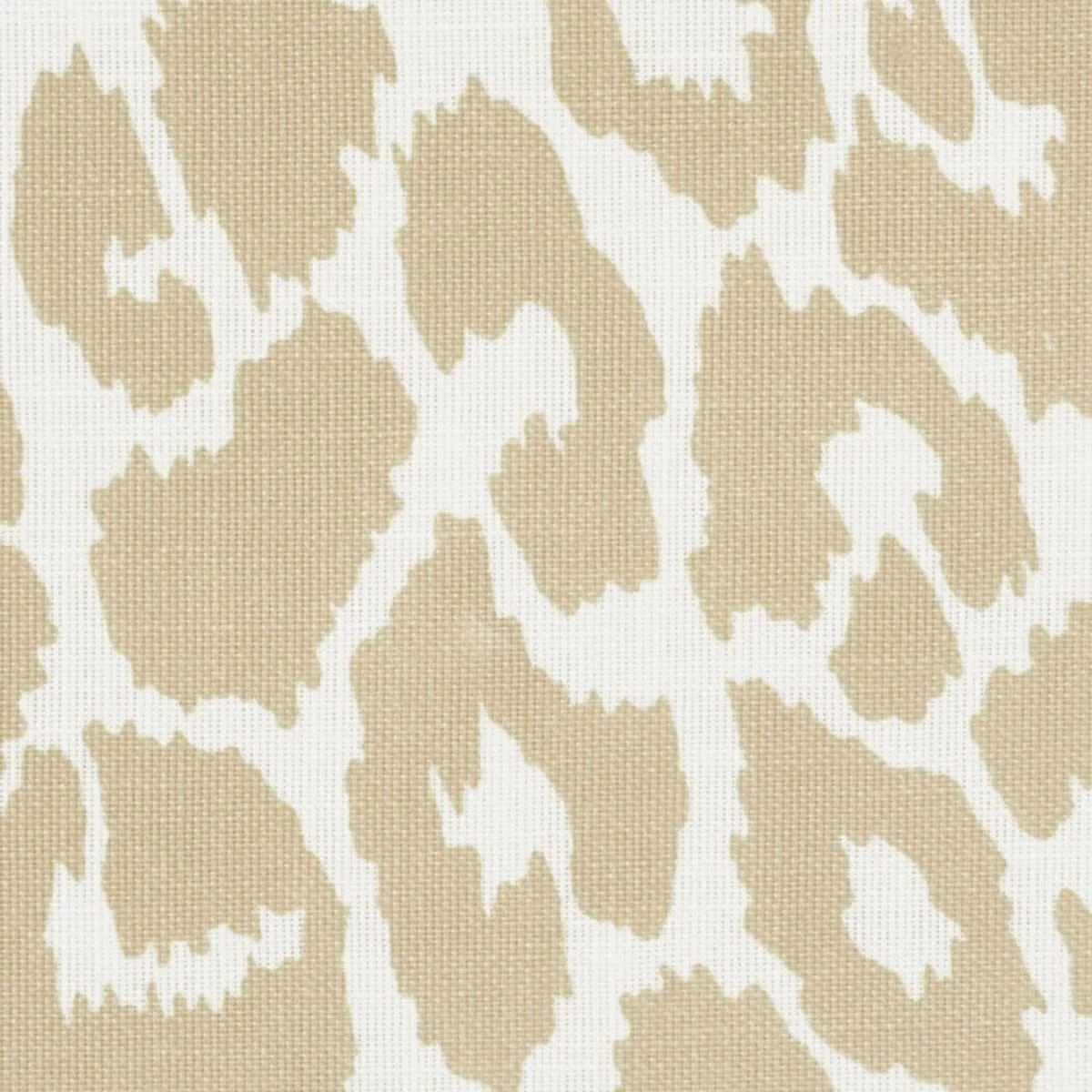 Schumacher 177321 Iconic Leopard Indoor/Outdoor Linen fabric swatch