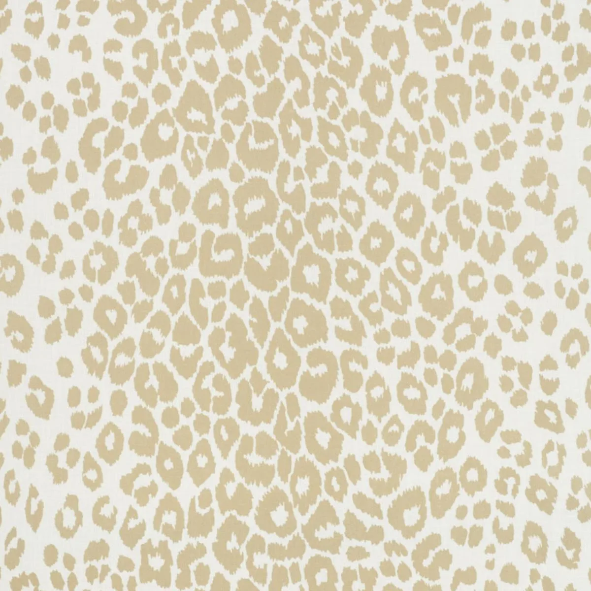 Schumacher 177321 Iconic Leopard Indoor/Outdoor Linen fabric swatch