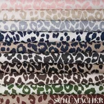 Schumacher 175720 Iconic Leopard Ink fabric swatch
