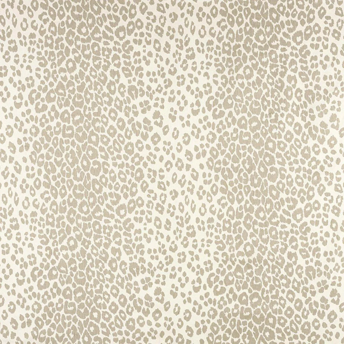 Schumacher 175721 Iconic Leopard Linen fabric swatch