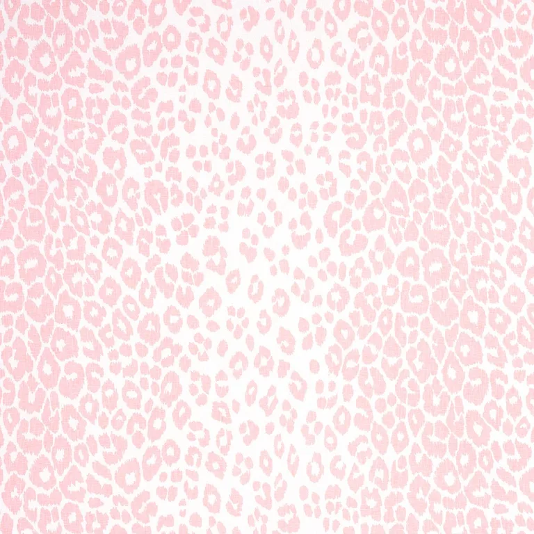 Schumacher 175727 Iconic Leopard Pink fabric swatch