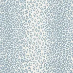 Schumacher 176453 Iconic Leopard Sky fabric swatch