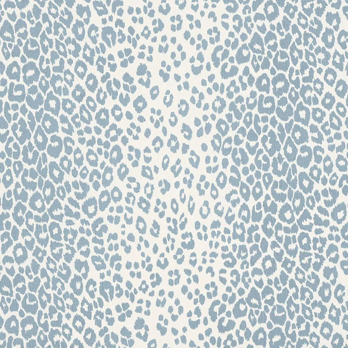 Schumacher 176453 Iconic Leopard Sky fabric swatch
