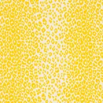 Schumacher 176451 Iconic Leopard Yellow fabric swatch
