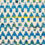Schumacher 76192 Idora Peacock fabric swatch