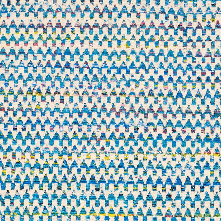 Schumacher 76192 Idora Peacock fabric swatch