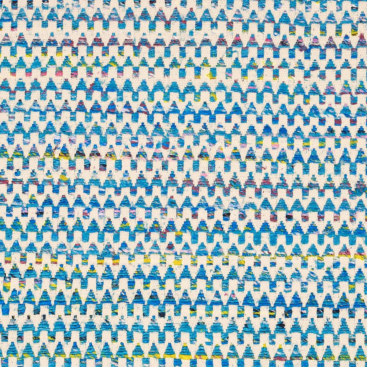 Schumacher 76192 Idora Peacock fabric swatch