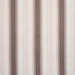 Schumacher 86712 Idris Stripe Brown fabric swatch