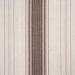 Schumacher 86712 Idris Stripe Brown fabric swatch