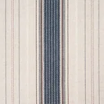 Schumacher 86711 Idris Stripe Indigo fabric swatch