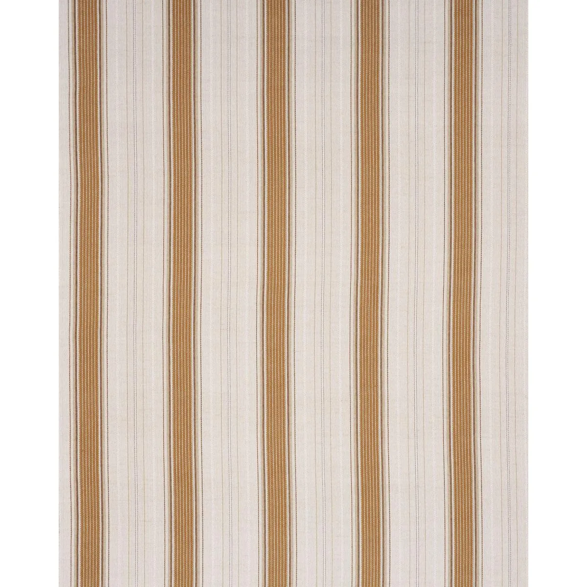 Schumacher 86710 Idris Stripe Ochre fabric swatch