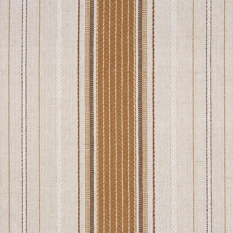 Schumacher 86710 Idris Stripe Ochre fabric swatch