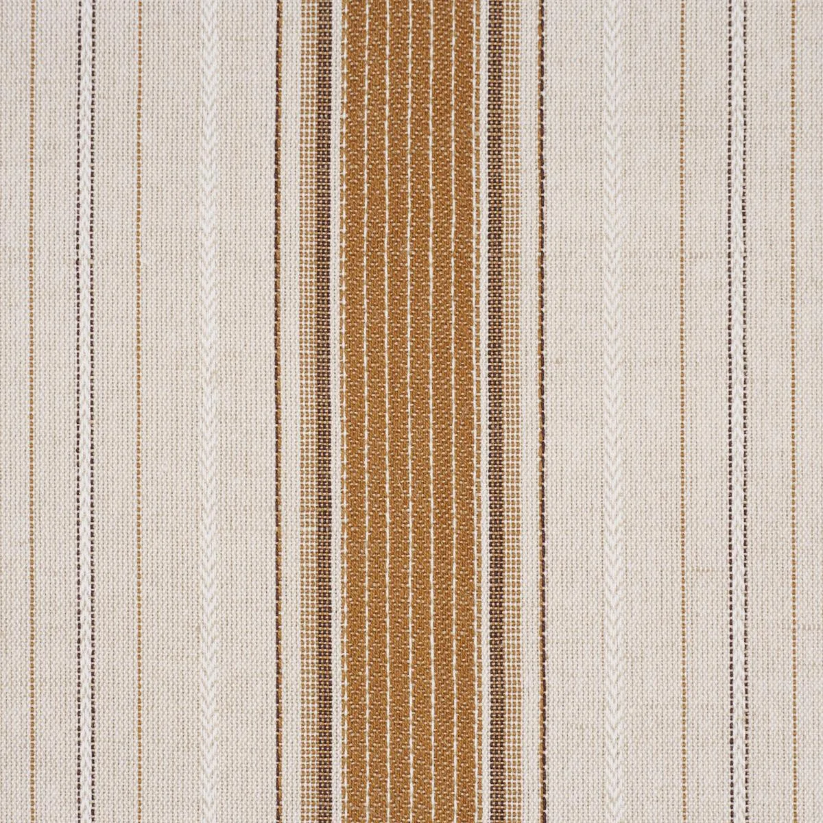 Schumacher 86710 Idris Stripe Ochre fabric swatch