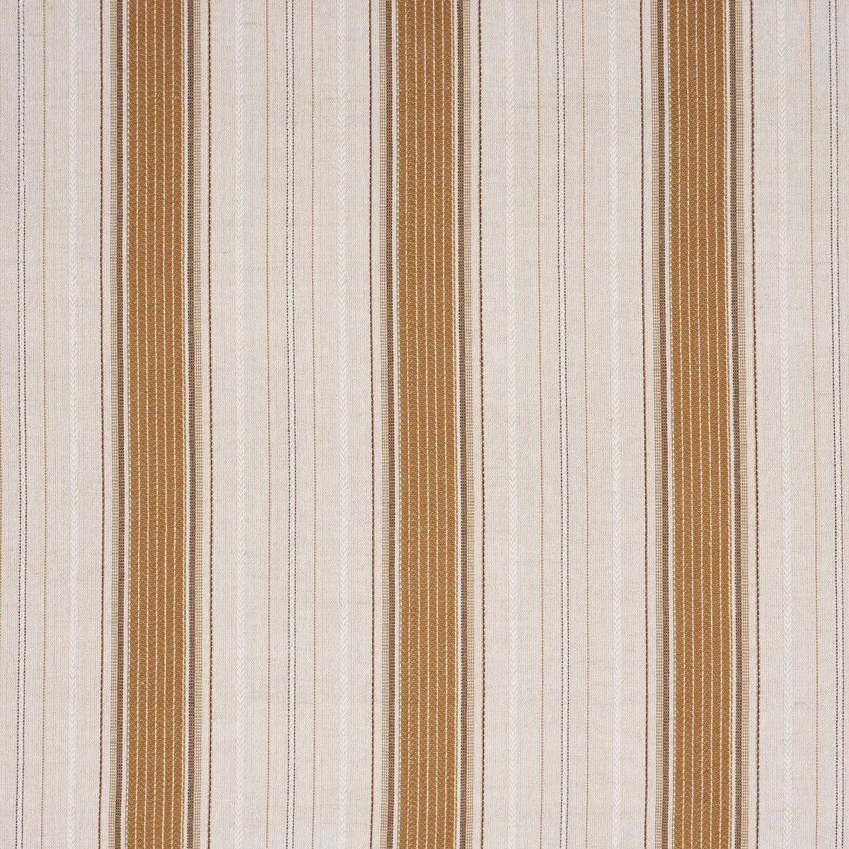 Schumacher 86710 Idris Stripe Ochre fabric swatch